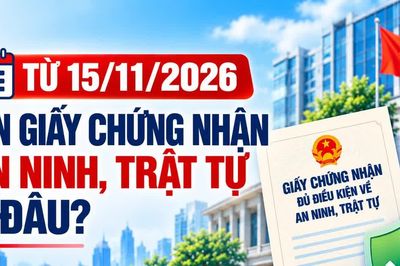 Từ ngày 15/11/2026, xin giấy chứng nhận an ninh, trật tự ở đâu?