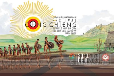 Gia Lai thống nhất bộ nhận diện Festival cồng chiêng, sẵn sàng đón khách 2026