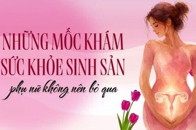 Những mốc khám sức khỏe sinh sản phụ nữ không nên bỏ qua