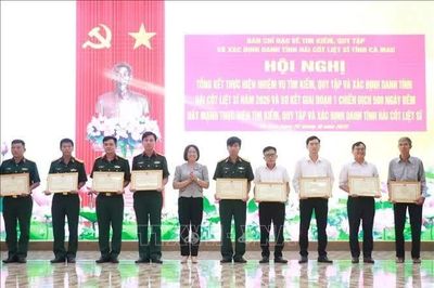 Cà Mau: Về đích sớm công tác lấy mẫu hài cốt liệt sĩ