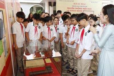 Giáo dục truyền thống hiếu học, khoa bảng cho học sinh