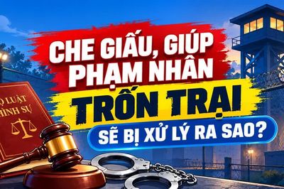 Infographic Che giấu, giúp phạm nhân trốn trại sẽ bị xử lý ra sao?