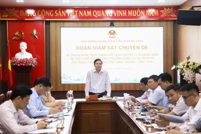 HĐND tỉnh Khánh Hòa giám sát tiến độ các dự án tái định cư