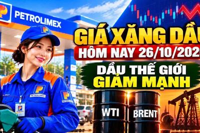 Giá xăng dầu hôm nay 26/10: Dầu thế giới hạ nhiệt mạnh đầu tuần