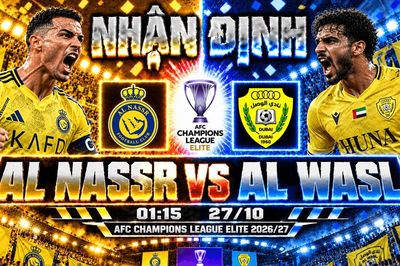 Nhận định bóng đá Al Nassr vs Al Wasl: Ronaldo chờ tái hiện chiến thắng 4-0, trận đấu bất ngờ bị hoãn
