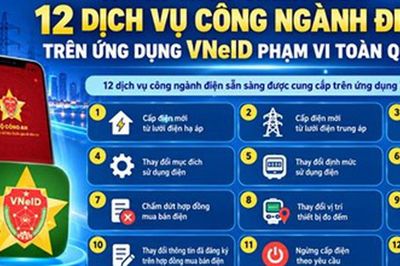 Triển khai cung cấp dịch vụ điện trên VNeID