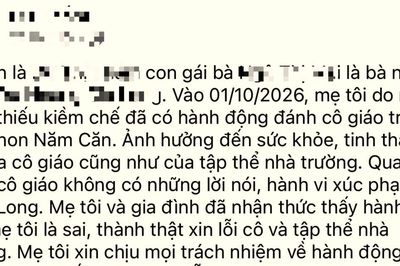 Bà nội đến lớp xé áo, đánh cô giáo mầm non, bị phạt 11,25 triệu đồng