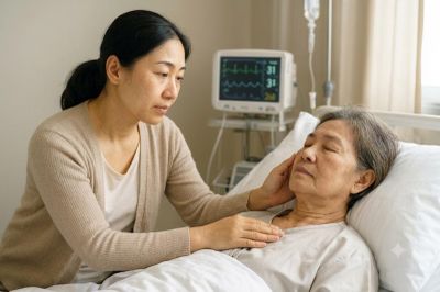 Mẹ mắc ung thư, con gái sút 7kg, phải đi khám tâm thần