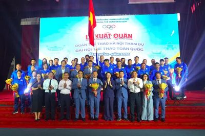 1.058 VĐV Hà Nội xuất quân tranh tài Đại hội Thể thao toàn quốc 2026