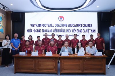 Bóng đá Việt Nam chú trọng đào tạo đội ngũ giảng viên huấn luyện viên