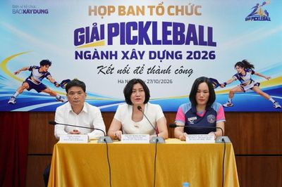 500 vận động viên tranh tài tại Giải Pickleball ngành Xây dựng 2026
