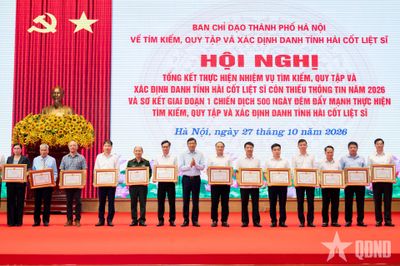 Ban Chỉ đạo 515 TP Hà Nội tổng kết công tác tìm kiếm, quy tập và xác định danh tính hài cốt liệt sĩ năm 2026