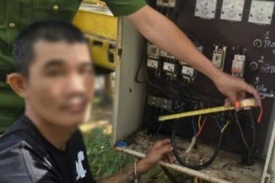 Đối tượng thực hiện 8 vụ trộm cắp dây cáp điện sa lưới