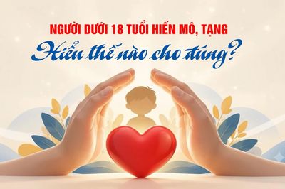 Người dưới 18 tuổi hiến mô, tạng: Hiểu như thế nào cho đúng?