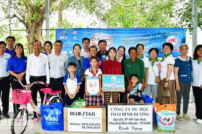 Hơn 52 triệu đồng giúp gia đình có cháu mắc bệnh máu khó đông ở An Giang