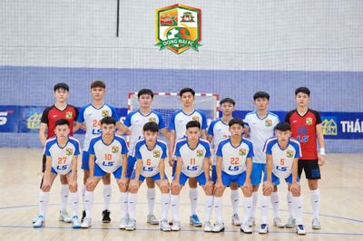 Thành phố Đồng Nai nằm ở bảng A nội dung futsal nam Đại hội Thể thao toàn quốc năm 2026