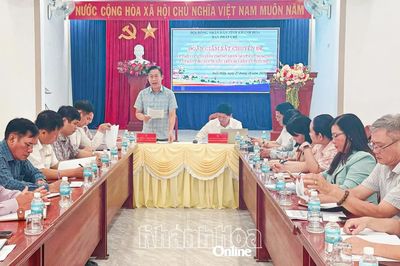 Ban Pháp chế HĐND tỉnh giám sát việc cấp giấy chứng nhận quyền sử dụng đất lần đầu tại xã Suối Hiệp