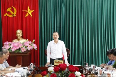 Giao ban đánh giá tiến độ giải phóng mặt bằng dự án Đường Lý Thái Tổ kéo dài và khu dân cư, tái định cư thành phố Lạng Sơn cũ