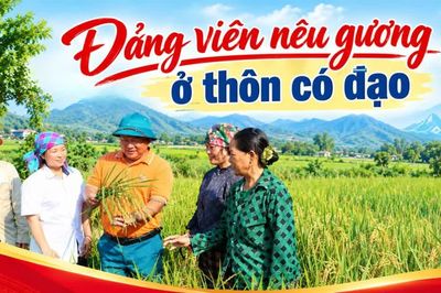 Đảng viên nêu gương ở thôn có đạo