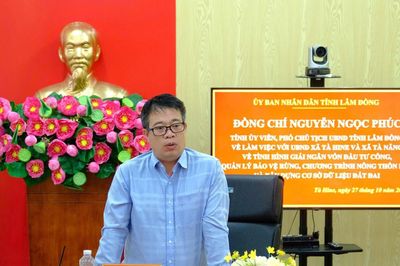 Lâm Đồng tháo gỡ khó khăn, đẩy nhanh tiến độ các nhiệm vụ tại Tà Năng, Tà Hine