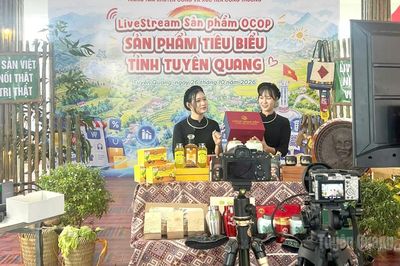 Livestream quảng bá sản phẩm OCOP thu hút hàng chục nghìn lượt xem tại Hội chợ thương mại quốc tế Việt - Trung