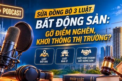 Sửa đồng bộ 3 luật bất động sản: Gỡ điểm nghẽn, khơi thông thị trường?