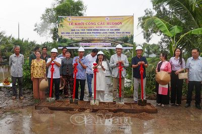 Láng Tròn khởi công xây dựng 3 cầu giao thông nông thôn