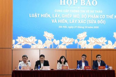 Bộ Y tế họp báo cung cấp thông tin về dự thảo Luật Hiến, lấy, ghép mô bộ phận cơ thể người và hiến, lấy xác (sửa đổi)