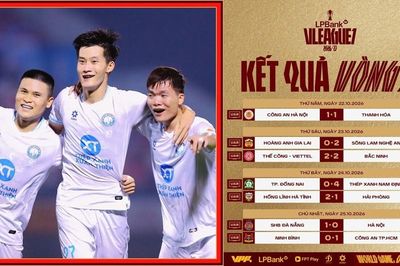 Vòng 5 V.League 2026/27:Bất ngờ nối tiếp