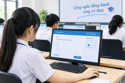 Những tình huống học sinh cần biết khi kiểm tra học kỳ trên máy tính