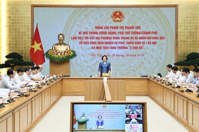 Phó Thủ tướng Phạm Thị Thanh Trà làm việc với 9 tỉnh vùng trung du và miền núi phía bắc về mục tiêu tăng trưởng 2 con số