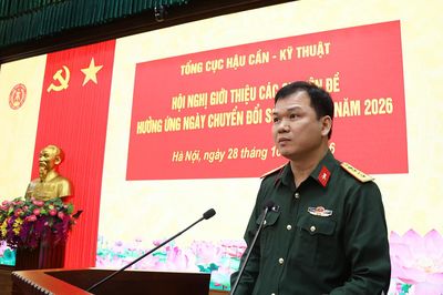 Tổng cục Hậu cần-Kỹ thuật hưởng ứng Ngày Chuyển đổi số quốc gia