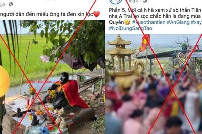Mời 2 người đăng clip 'soi căn', 'gỡ bùa' lên mạng xã hội đến cơ quan công an làm việc