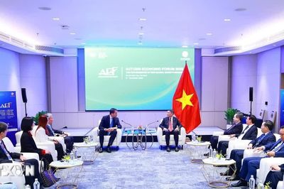 Thủ tướng Lê Minh Hưng tiếp Giám đốc điều hành Diễn đàn Kinh tế Thế giới Stephan Mergenthaler