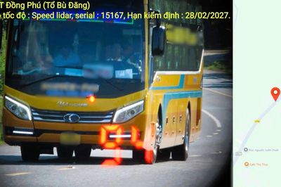 Chỉ trong 1 ngày phát hiện 33 trường hợp vi phạm tốc độ trên đường Hồ Chí Minh
