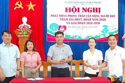 Quế Phước phấn đấu tỷ lệ bao phủ bảo hiểm y tế đạt 95% trong năm 2026