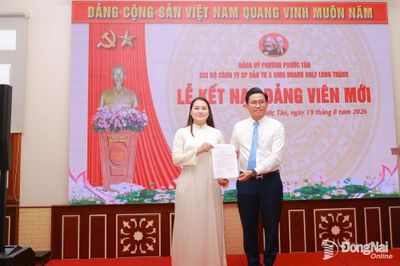 Các cấp Công đoàn Đồng Nai giới thiệu 597 đoàn viên ưu tú cho Đảng