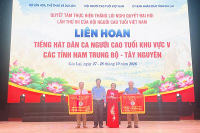 Khánh Hòa đoạt giải xuất sắc tại Liên hoan Tiếng hát dân ca người cao tuổi