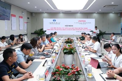 Sở Khoa học và Công nghệ làm việc với Viettel Lai Châu về triển khai nền tảng Viettel Tammi