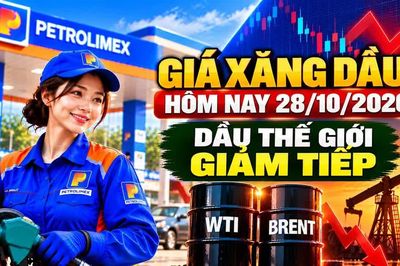 Giá xăng dầu hôm nay 28/10: Dầu thế giới giảm tiếp trước kỳ điều hành 29/10