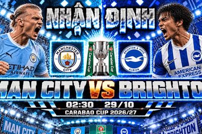 Nhận định bóng đá Man City vs Brighton: Phil Foden tìm lại chiến thắng tại Etihad