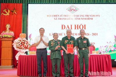 Đại hội Hội Chiến sỹ Thành cổ Quảng Trị năm 1972 xã Thanh Liêm lần thứ I
