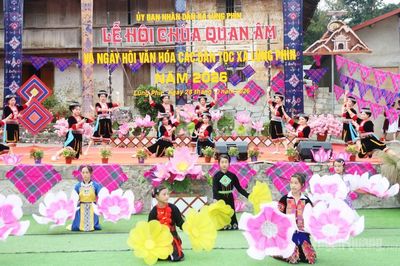 Lũng Phìn rộn ràng Lễ hội Chùa Quan Âm
