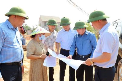 Lãnh đạo tỉnh kiểm tra, đôn đốc giải phóng mặt bằng Khu công nghiệp Yên Bình 2