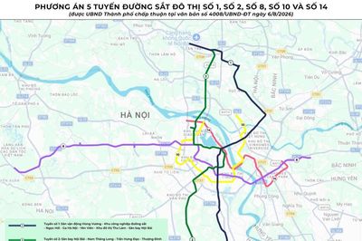Hà Nội: Đề xuất cơ chế đặc thù, rút ngắn thủ tục đầu tư 5 tuyến metro