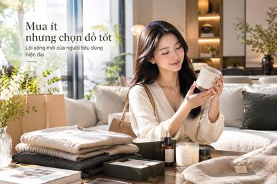 Mua ít nhưng chọn đồ tốt: Lối sống mới của người tiêu dùng hiện đại