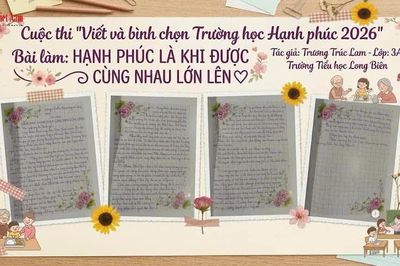 Hạnh phúc là khi được cùng nhau lớn lên