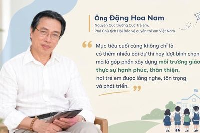 Nguyên Cục trưởng Cục Trẻ em: Muốn học sinh hạnh phúc, thầy cô cũng phải hạnh phúc