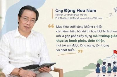 Nguyên Cục trưởng Cục Trẻ em: Muốn học sinh hạnh phúc, thầy cô cũng phải hạnh phúc