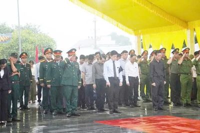 Quảng Trị tổ chức truy điệu, an táng 7 hài cốt liệt sĩ